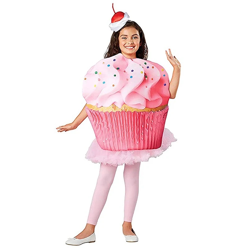 3-10Y キッズ子供ピンクアイスクリームカップケーキ衣装女 - Candle Shop のレビューと価格