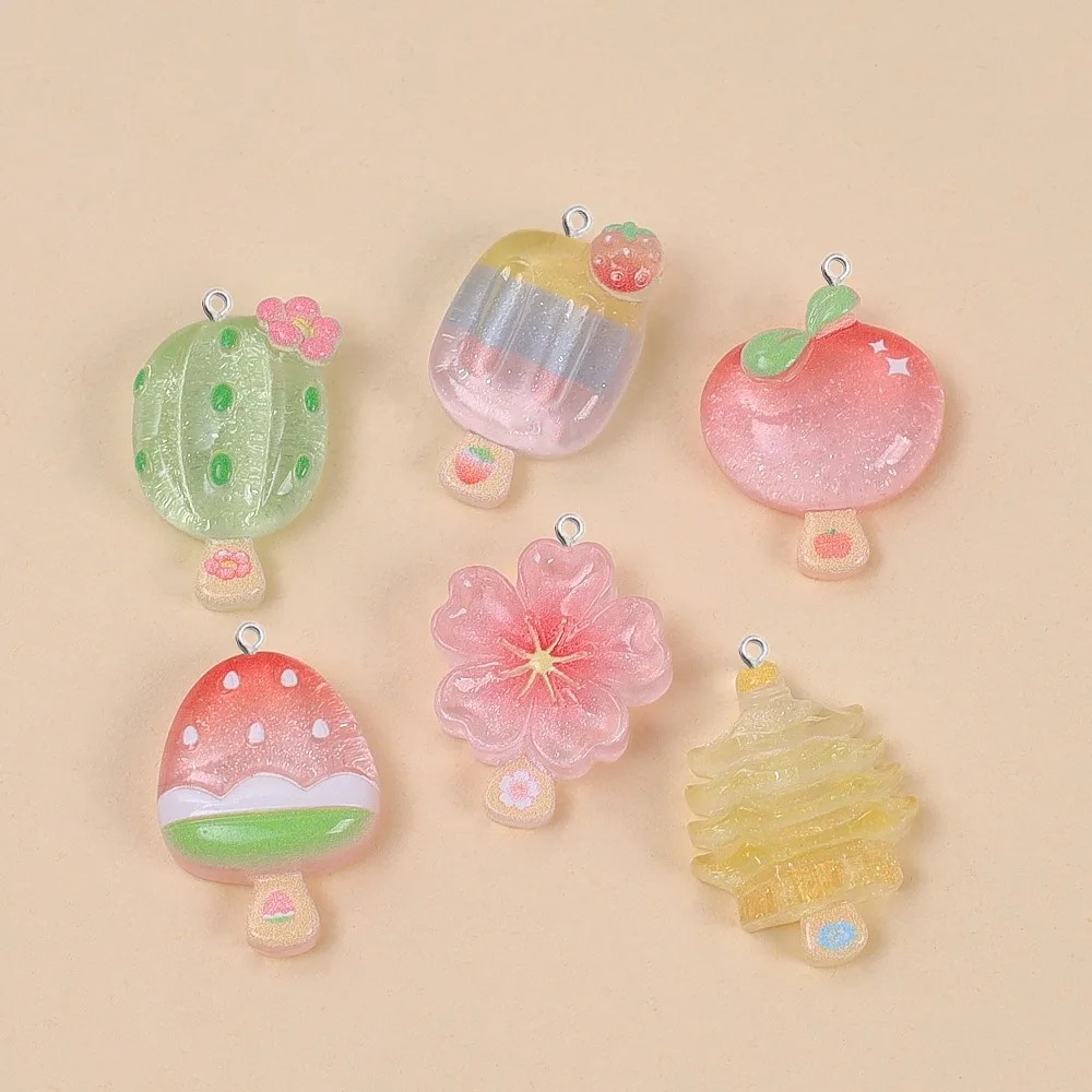 10個入り カワイイ 夏のアイスキャンディー レジンペンダン - Candle Shop のレビューと価格