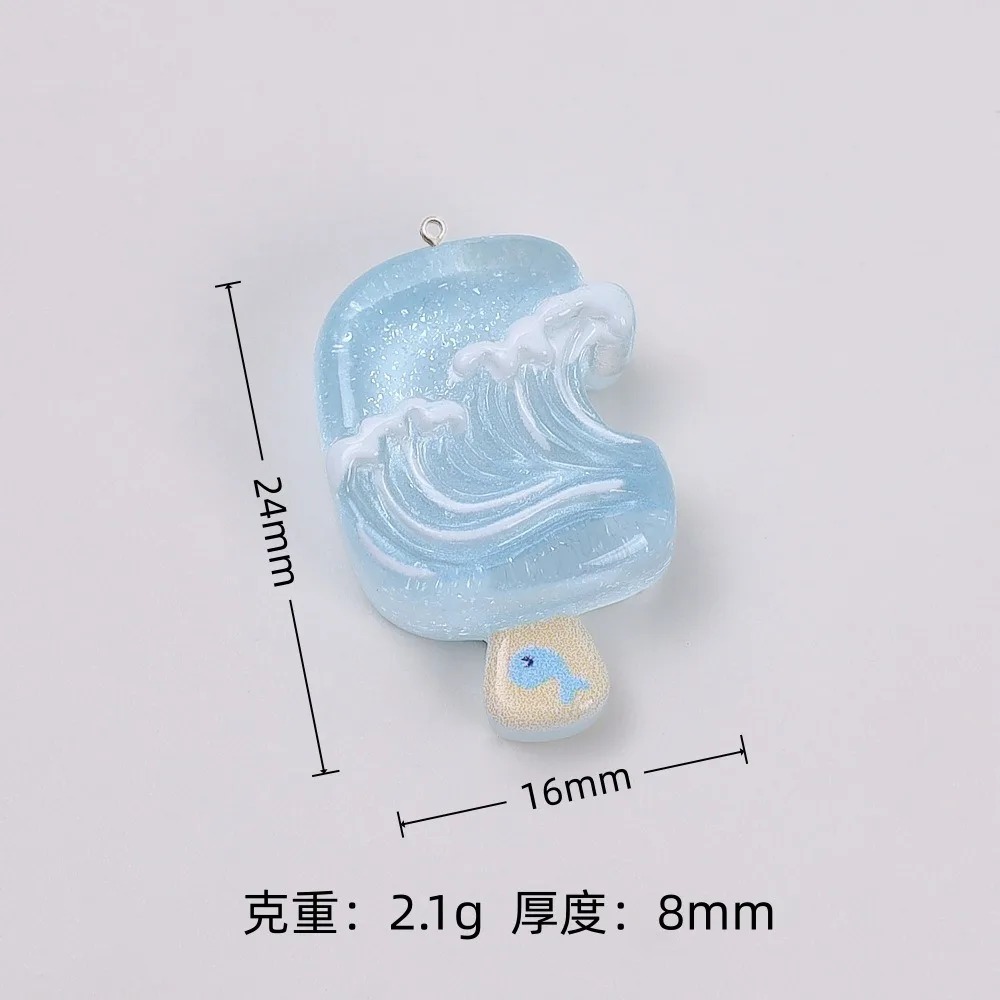 10個入り カワイイ 夏のアイスキャンディー レジンペンダン - Candle Shop のレビューと価格